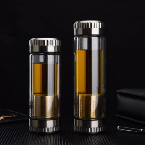 Thermas Bottle Stainless steal glass Tea Infuser Filter